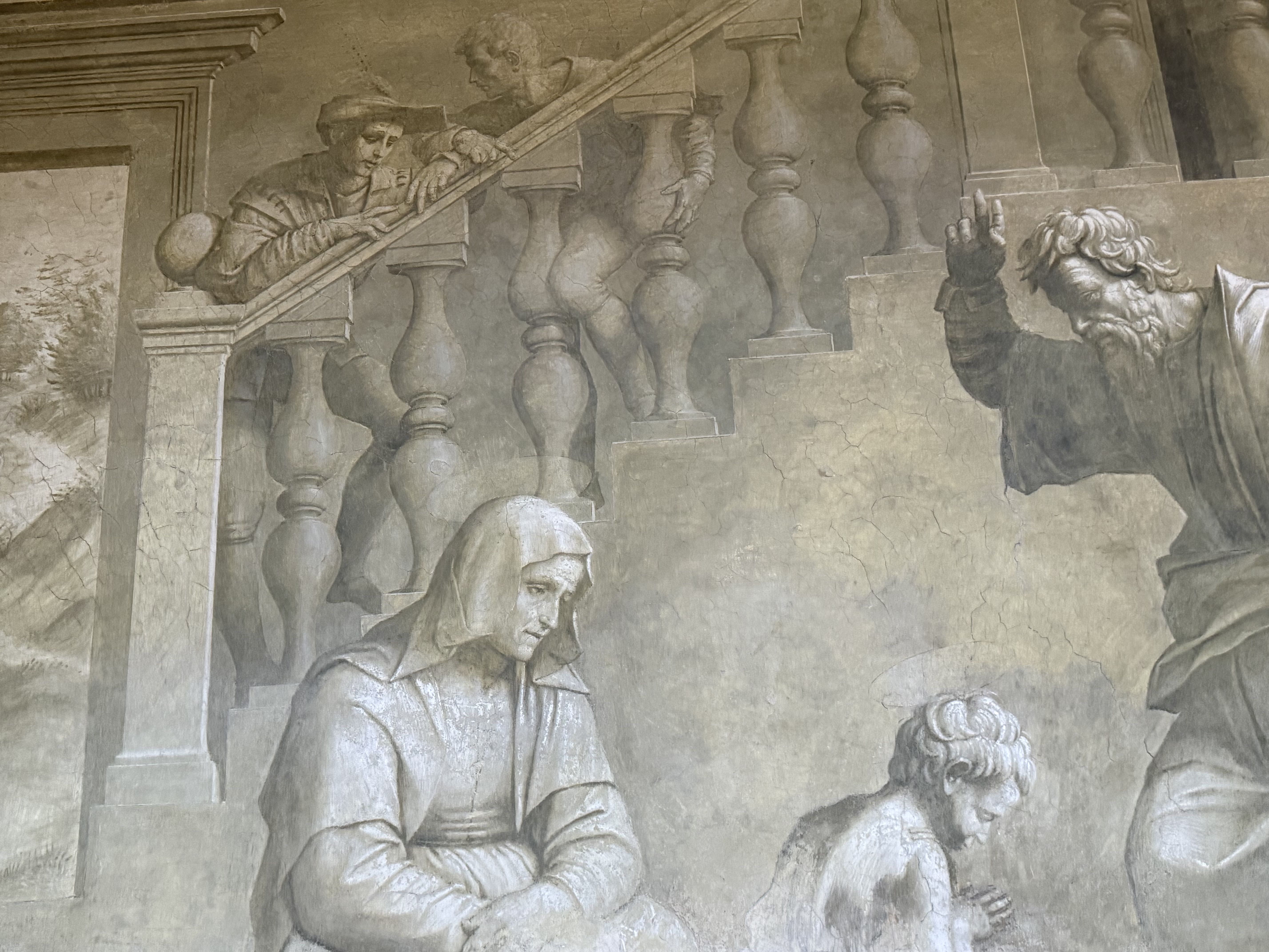 Cloître du Scalzo, fresques d'Andrea del Sarto, Florence