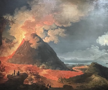 Pierre-Jacques Volaire, Eruption du Vésuve à la lumière de la lune, 1774